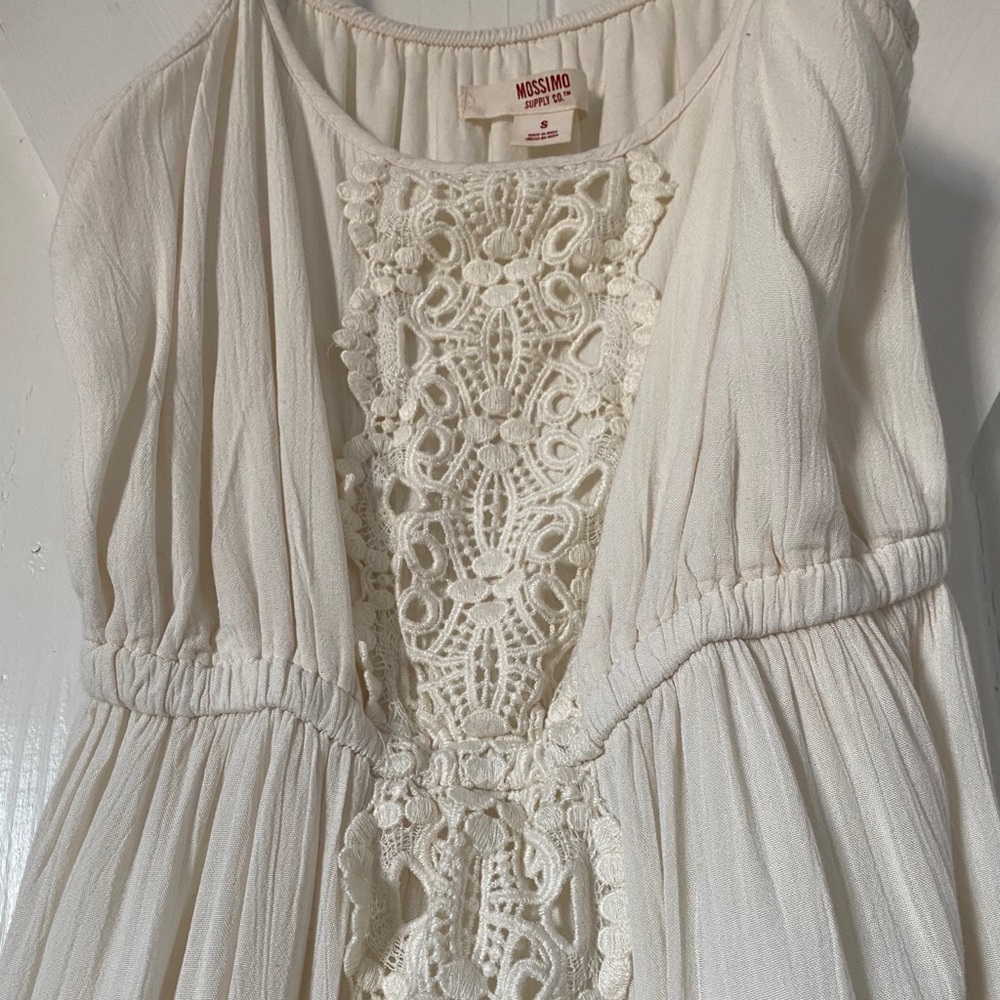 Target Missimo white maxi dress